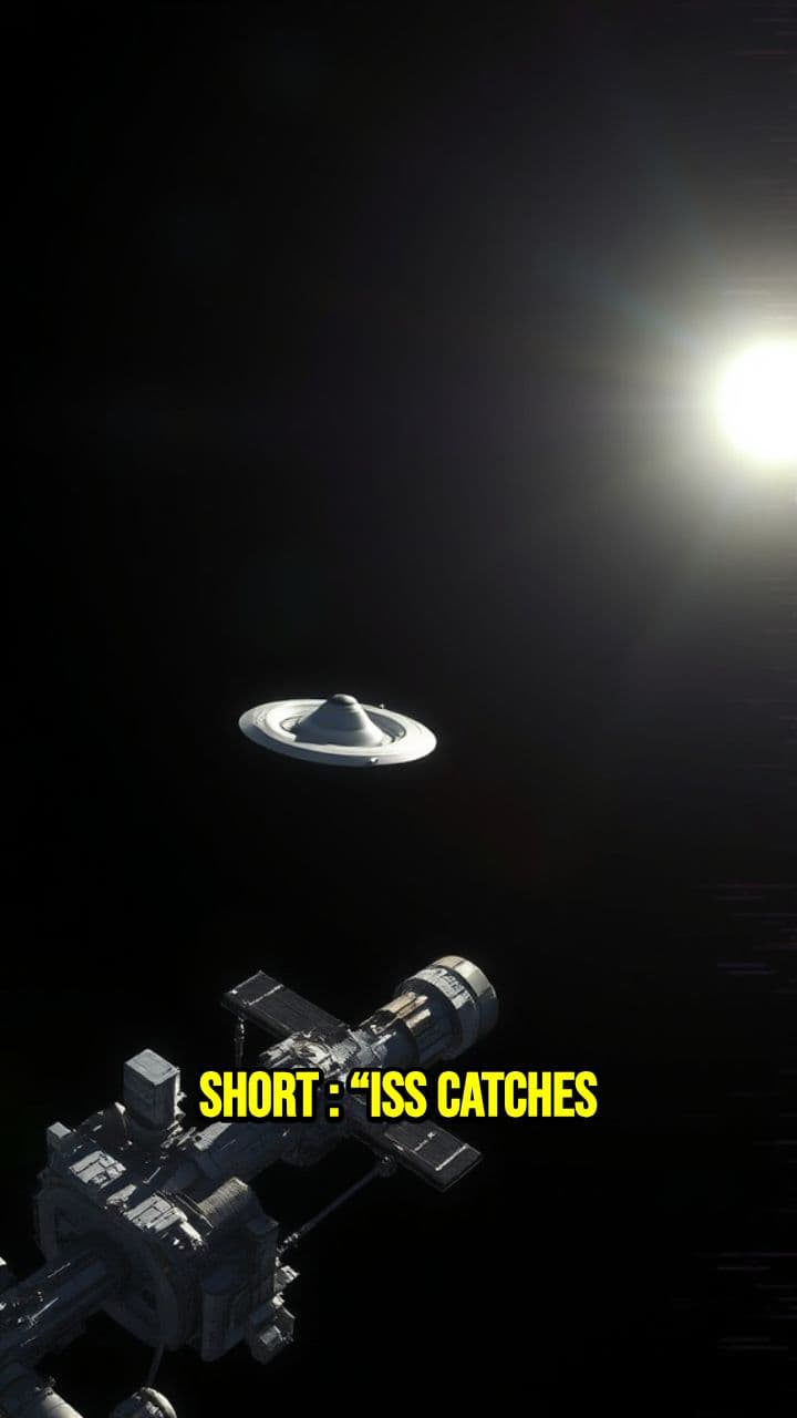 NASA's ISS UFO Encounter Cut Live Feed