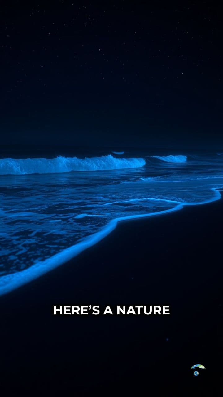 Glowing Ocean Waves Explained