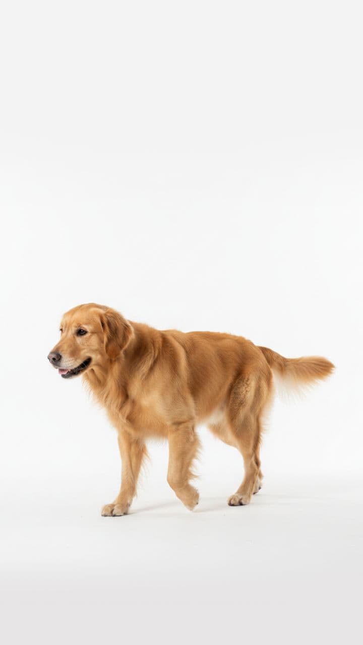 Golden Retriever Walk