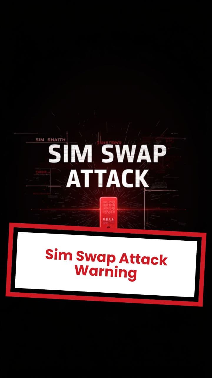 Sim Swap Attack Warning