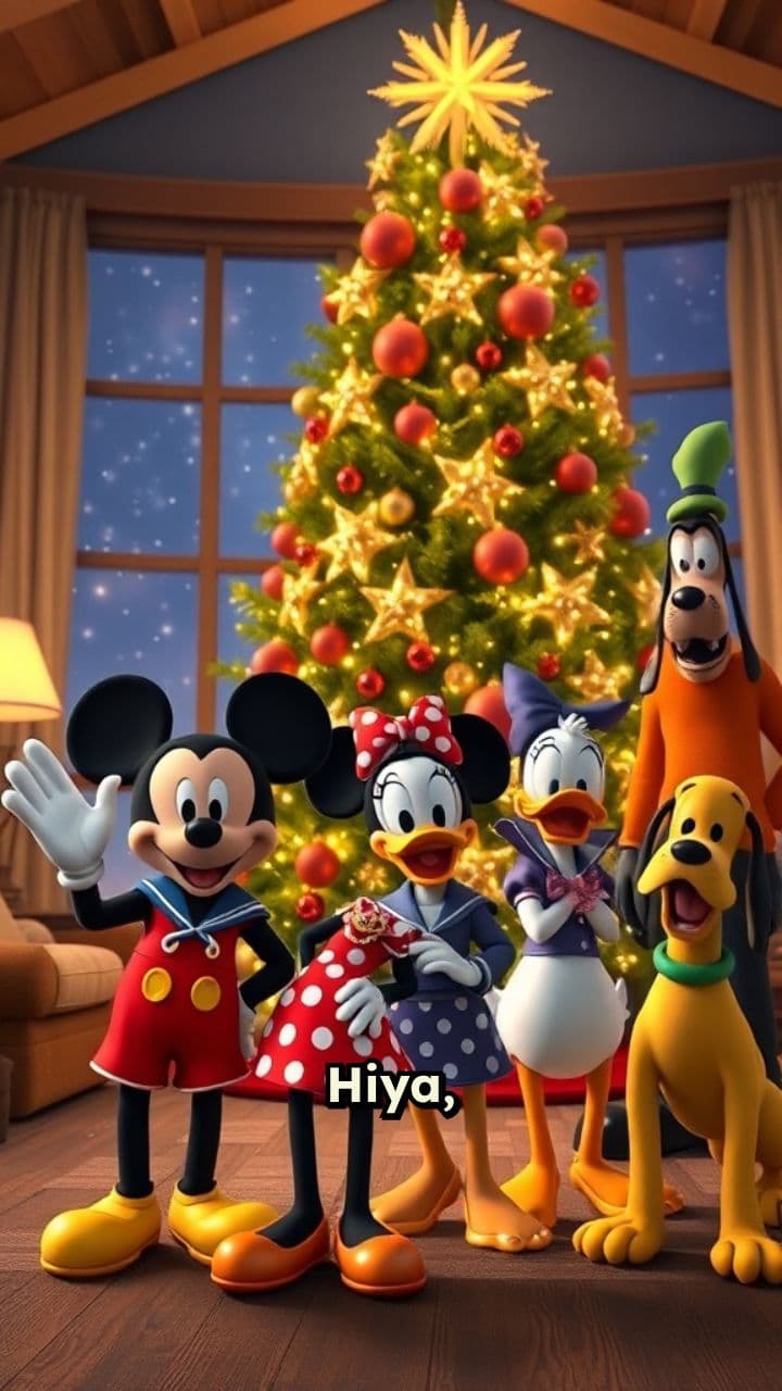 A Magical Disney Christmas Invitation