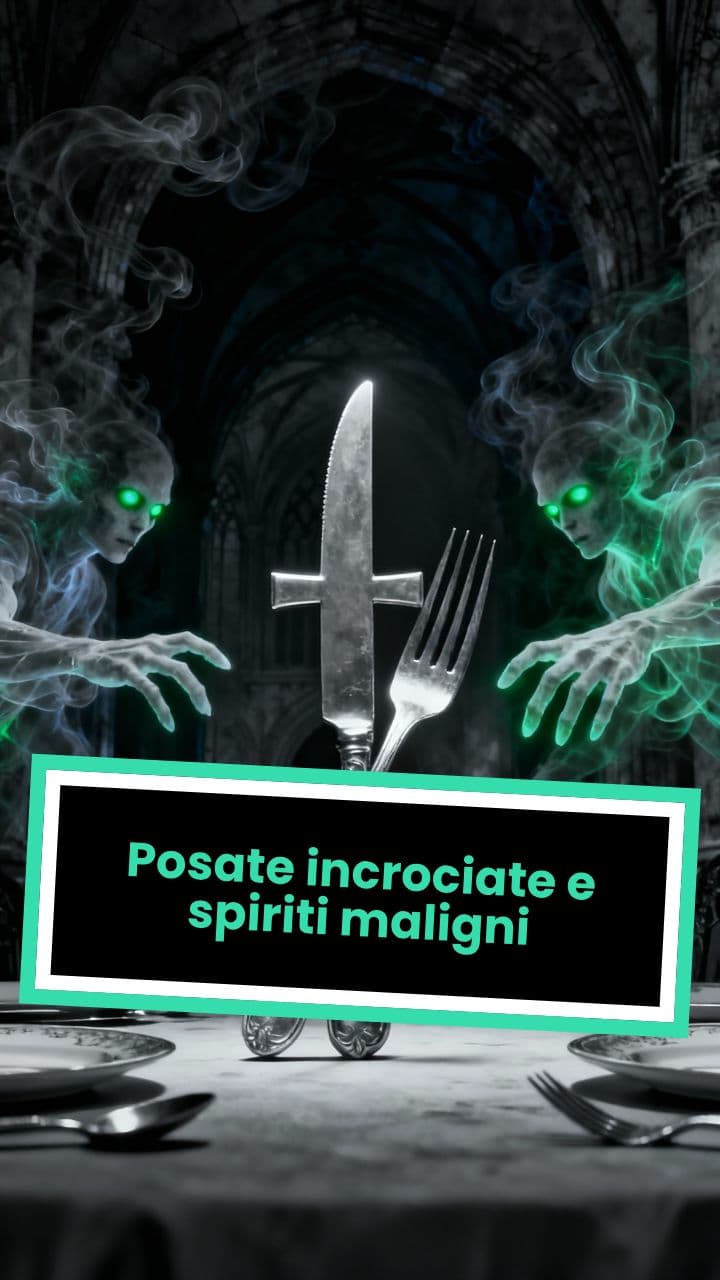 Posate incrociate e spiriti maligni
