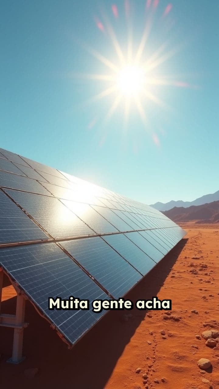 Calor reduz energia de painéis solares