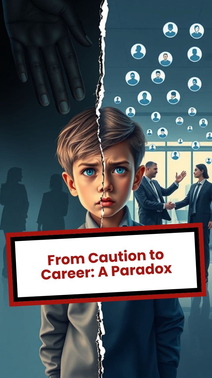 From Caution to Career: A Paradox