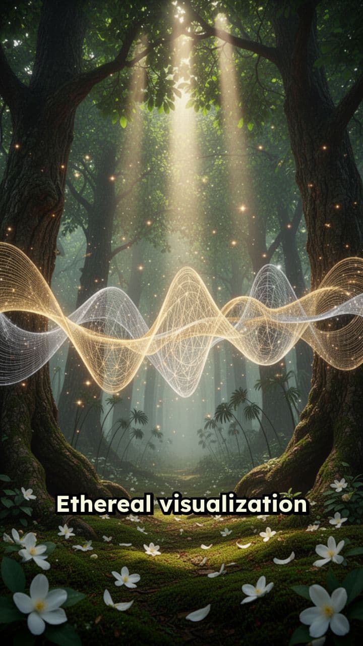 Radha’s Flute-Wave Devotional Trance