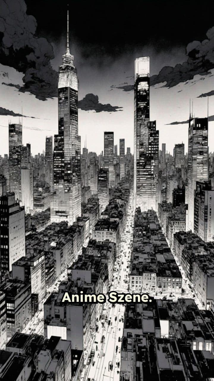 Nachthimmel über der Großstadt