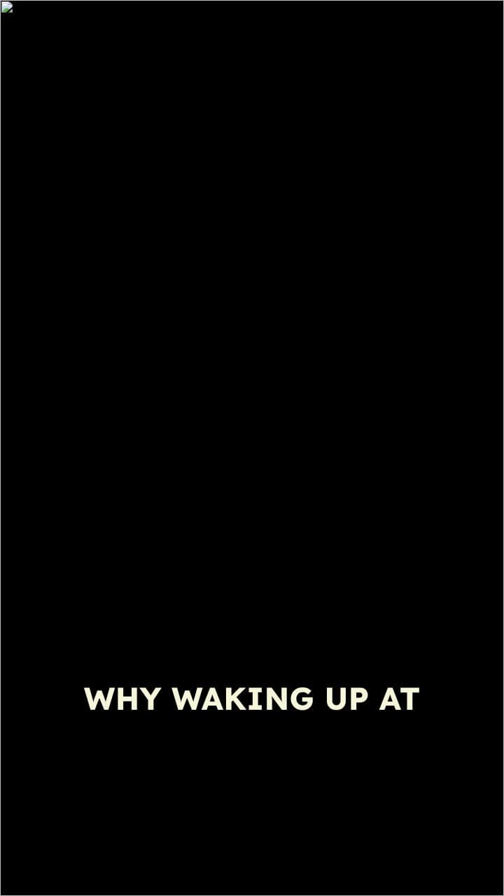 The Nightmare of Waking Up at 3AM