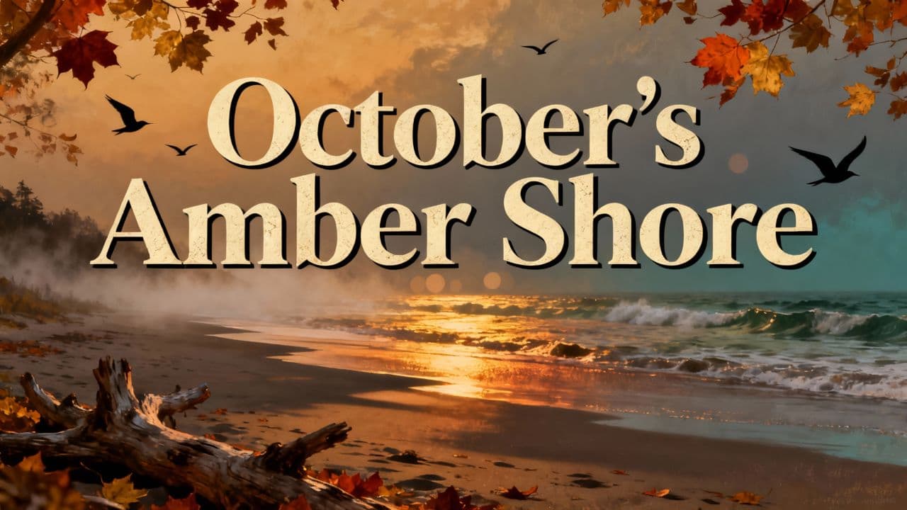 October's Amber Shore