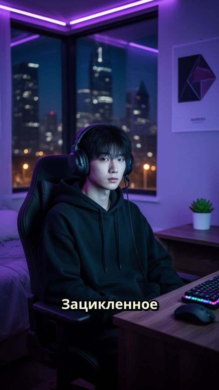 Ночной lofi: дым и неон