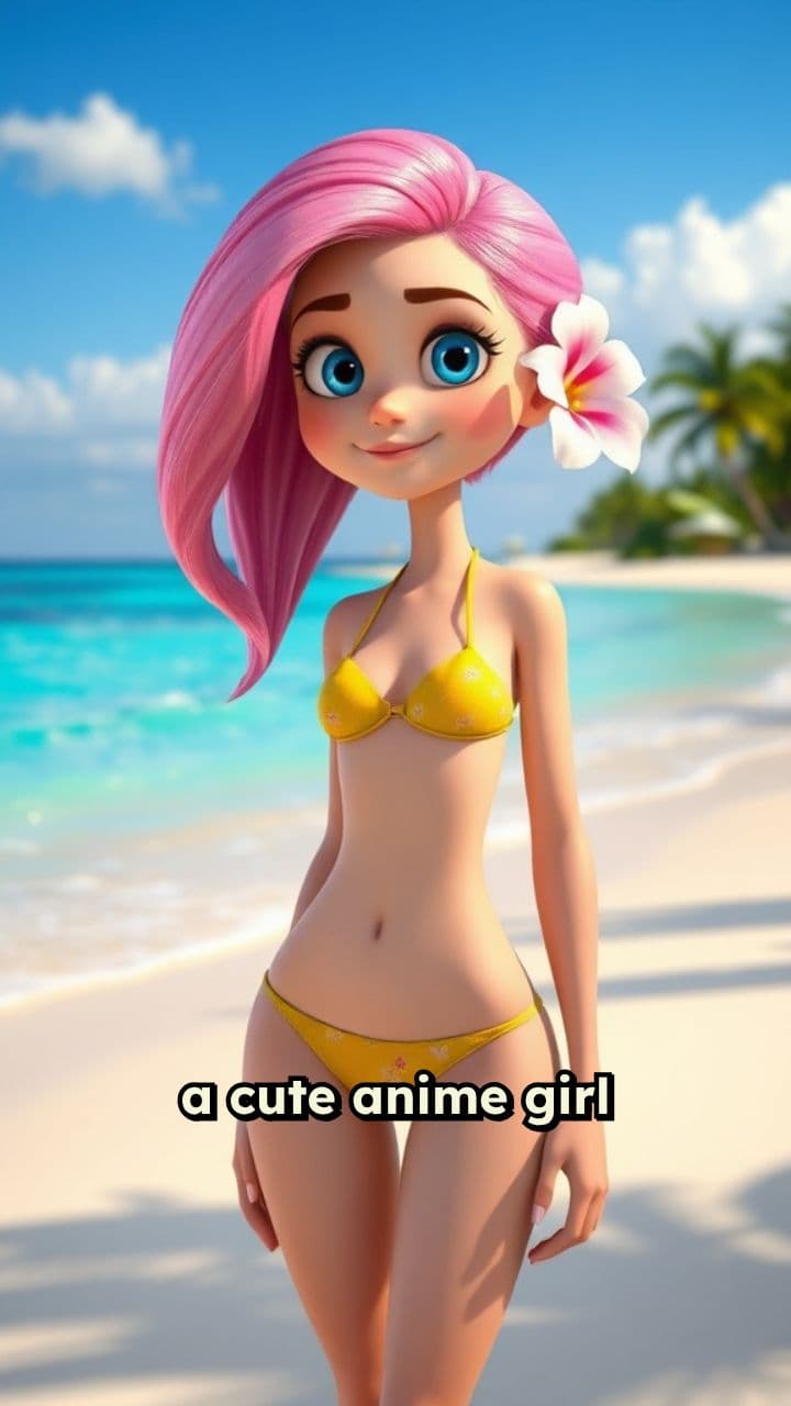 Bikini Anime Girl