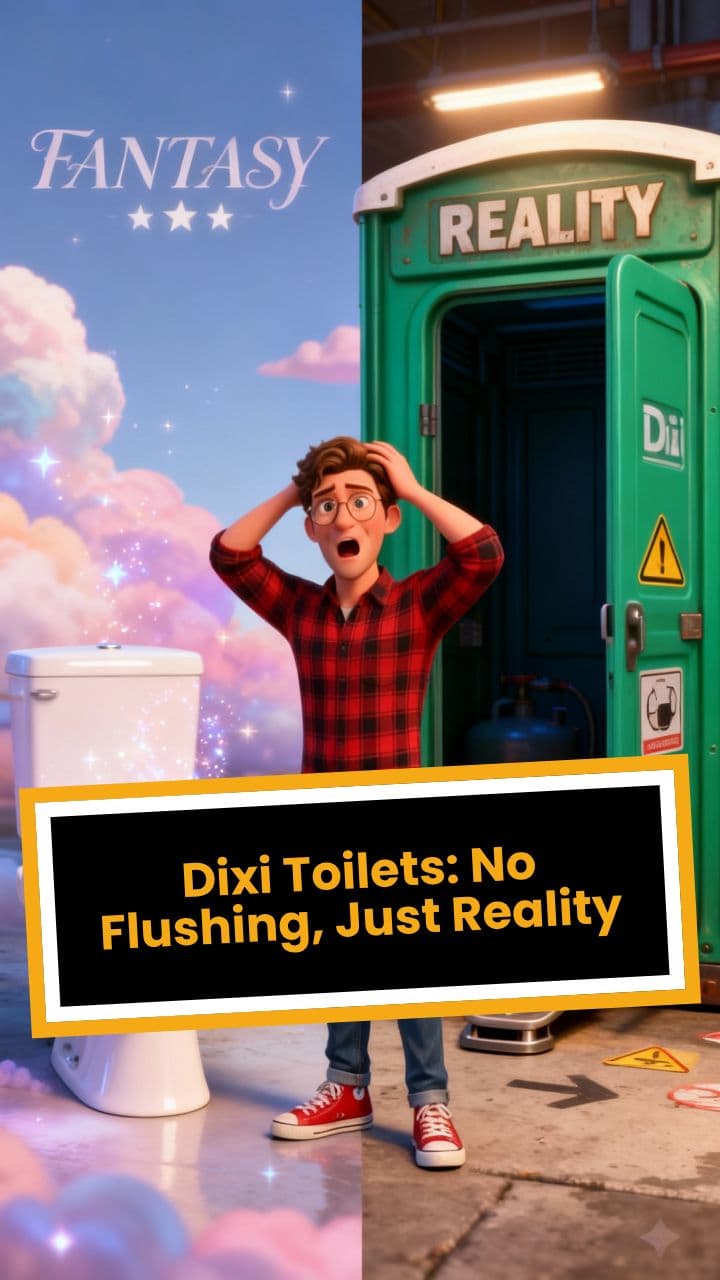Dixi Toilets: No Flushing, Just Reality