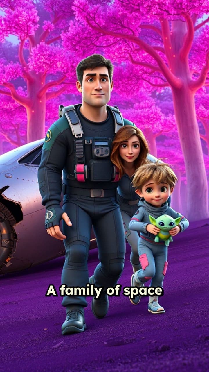 Crash Landing on Neon Planet