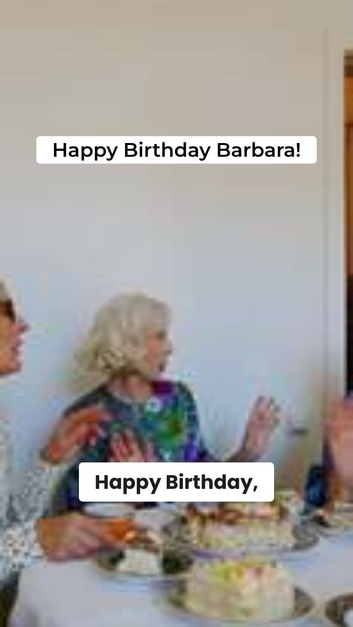 Birthday Message for Barbara Lipovsek