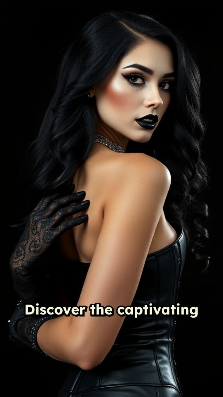 Gothic Elegance: Silver Noir