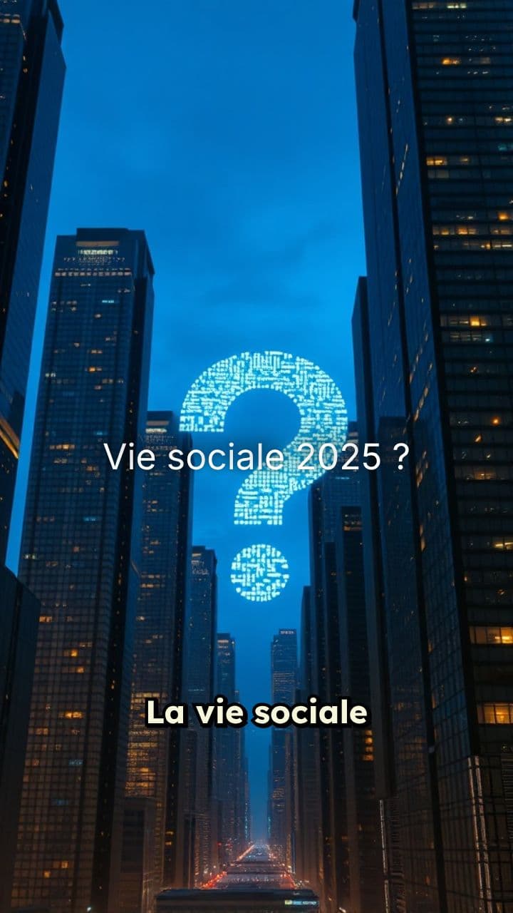 La vie sociale en 2025