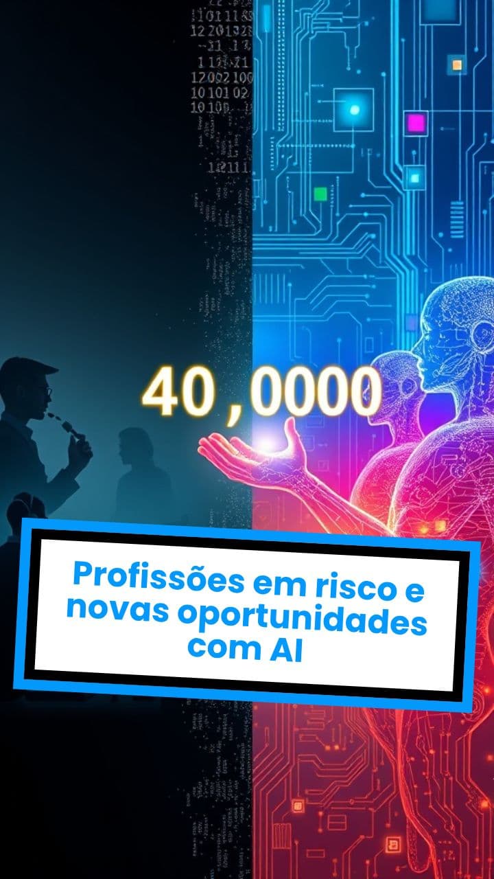 Profissões em risco e novas oportunidades com AI