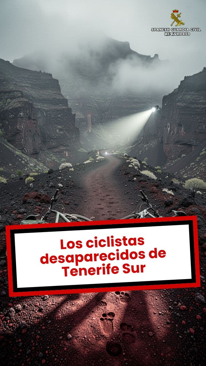 Los ciclistas desaparecidos de Tenerife Sur