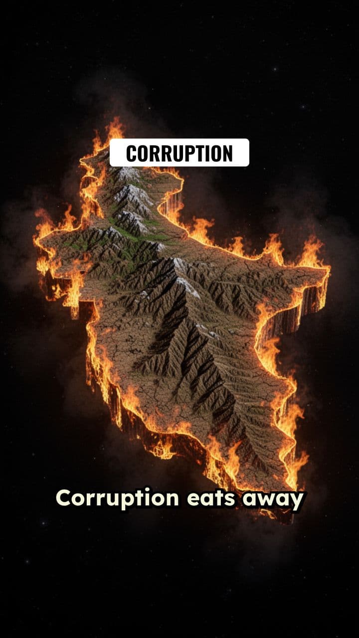 The Burning Nation: A Dystopian Vision