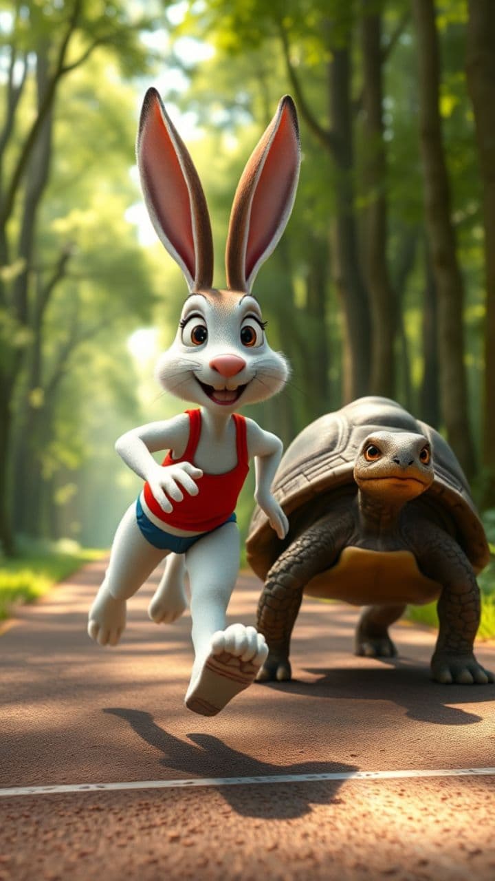 खरगोश और कछुए की दौड़