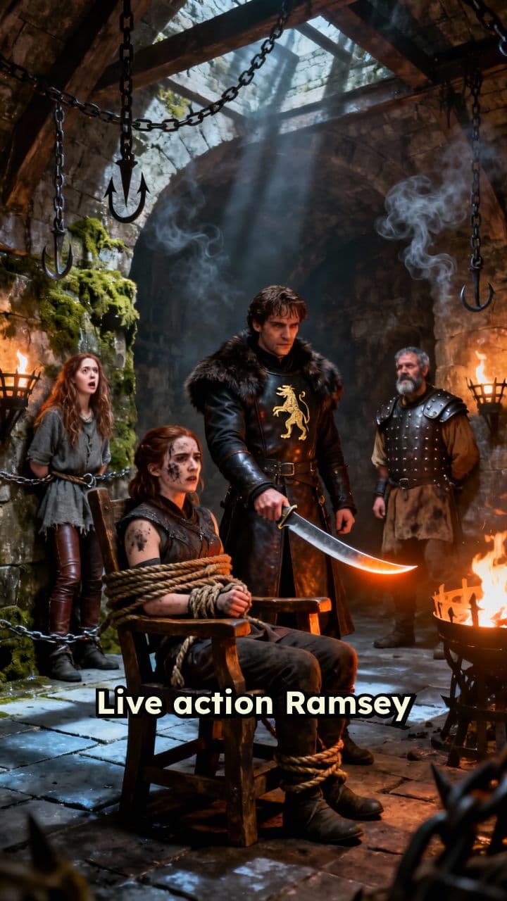 Ramsay Bolton Flays Arya Stark