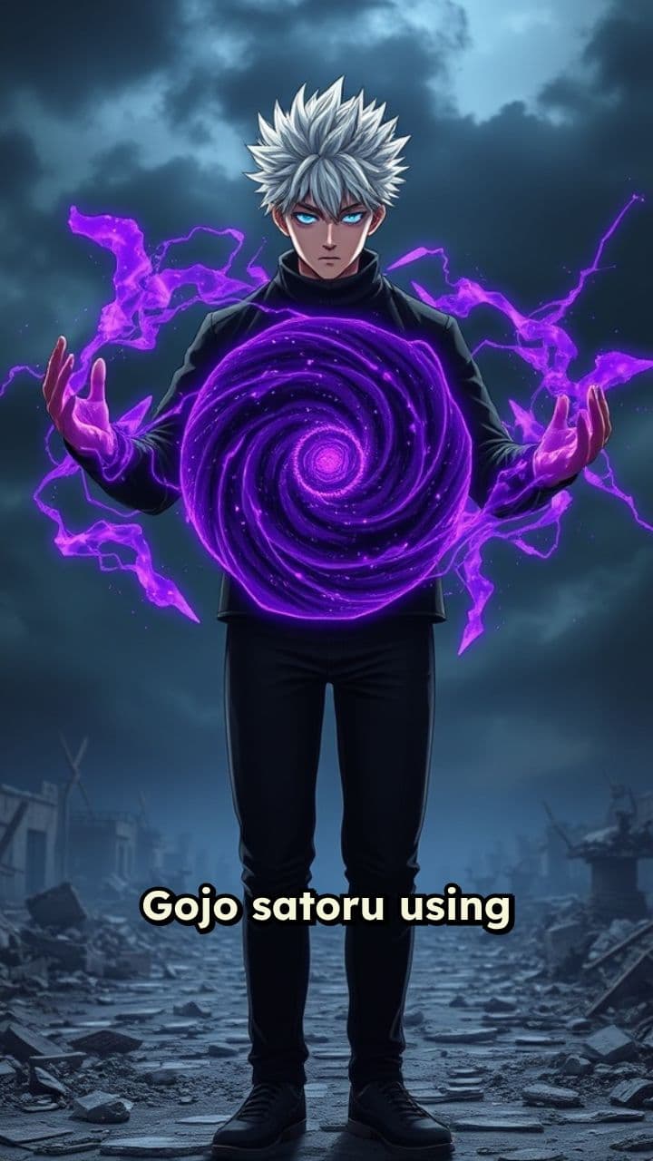 Gojo Satoru's Hollow Purple Power