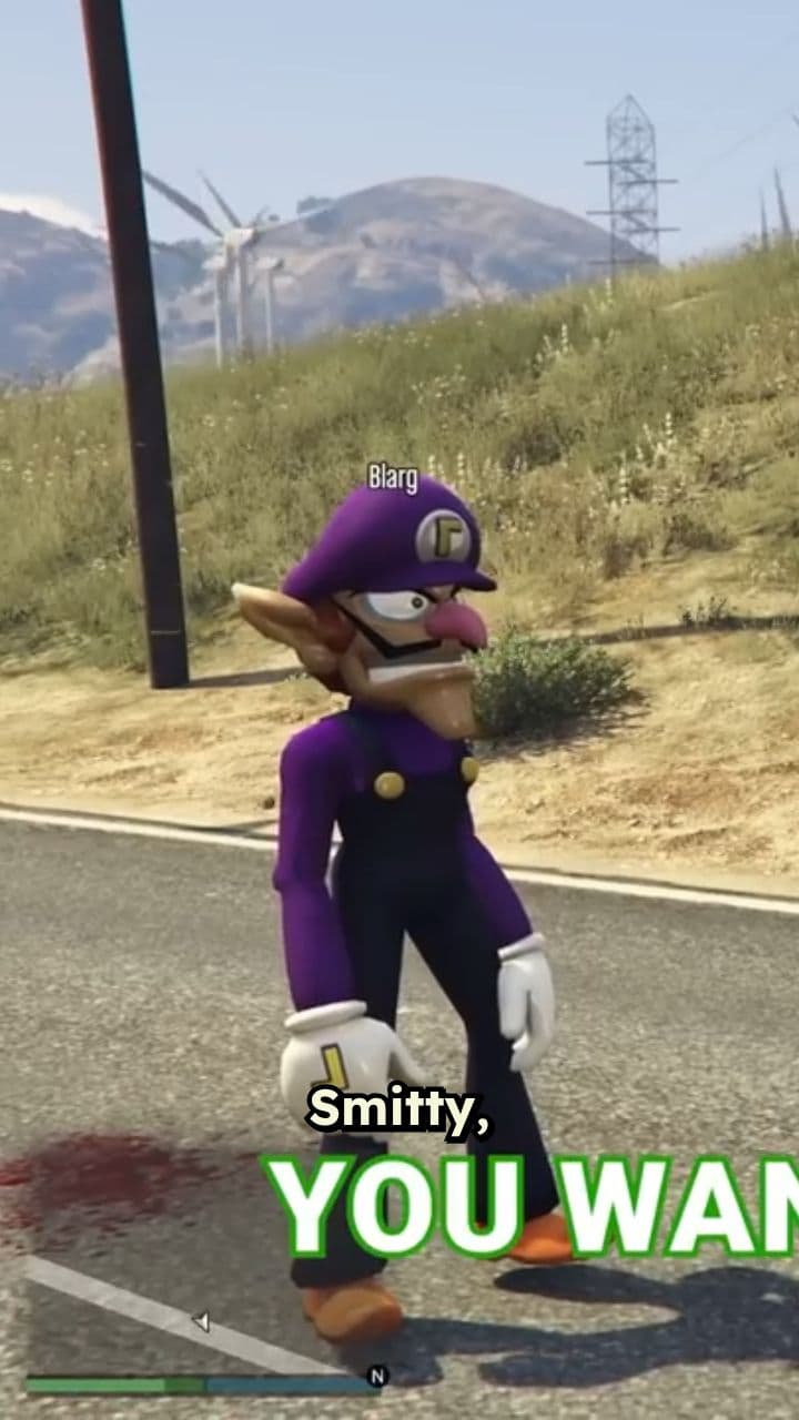 Waluigi's Big Meaty Claws