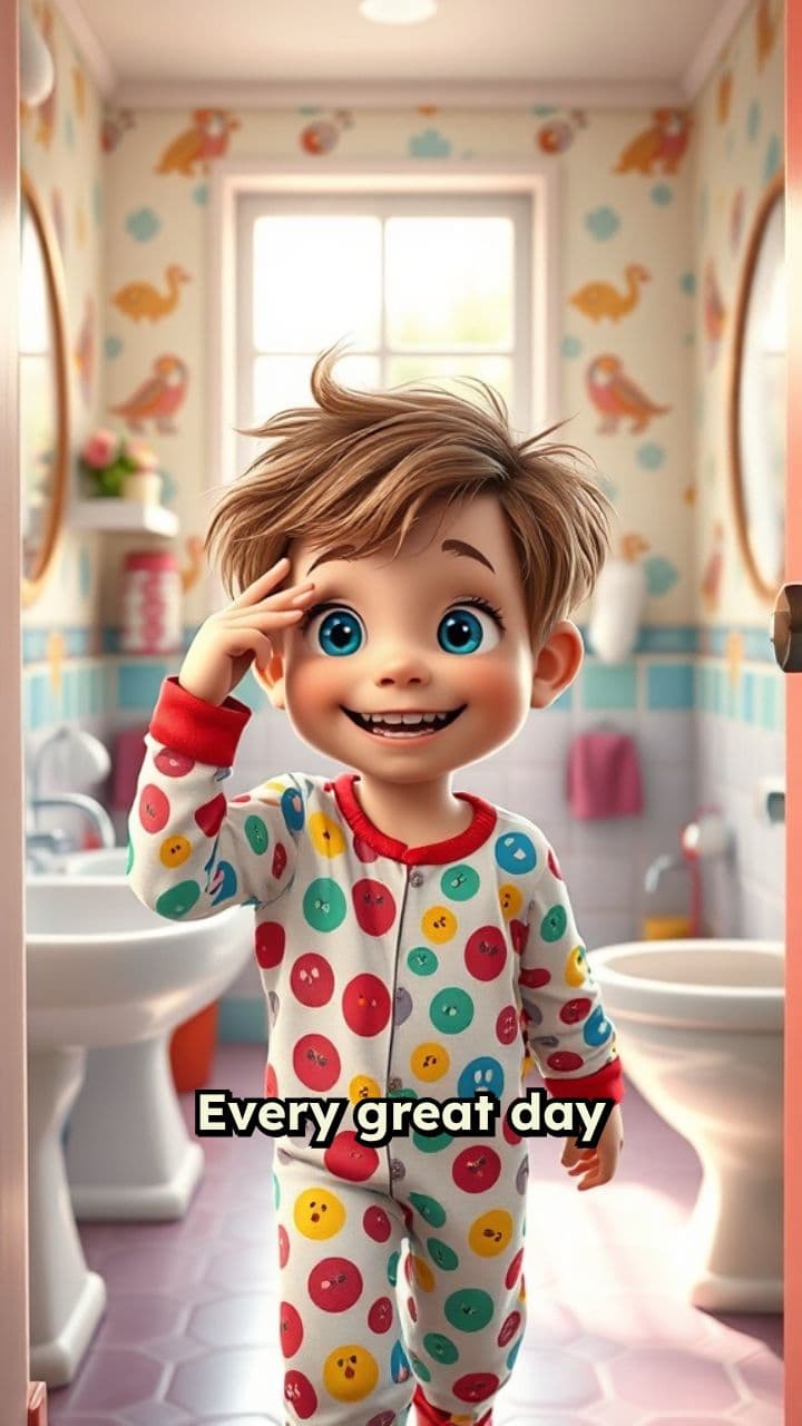 Leo's Cheerful Morning Routine