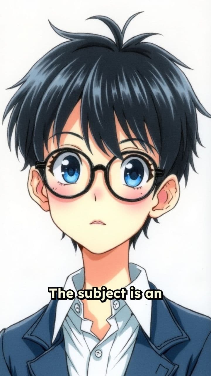 Distracted in Class: An Anime Sketch