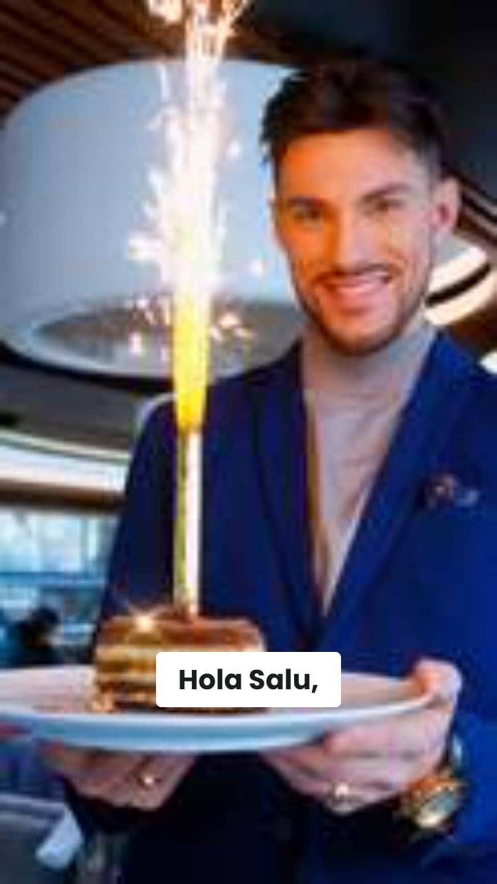 Mensaje de Cumpleaños para Salu