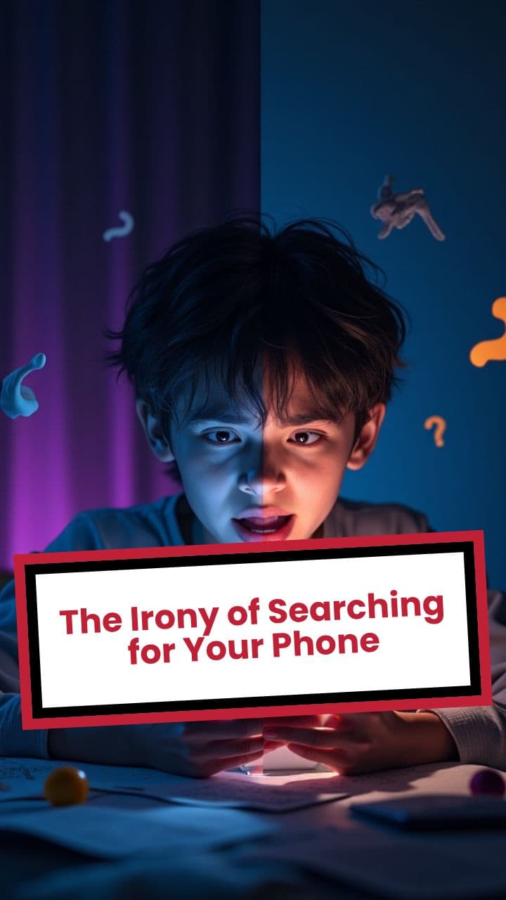 The Irony of Searching for Your Phone