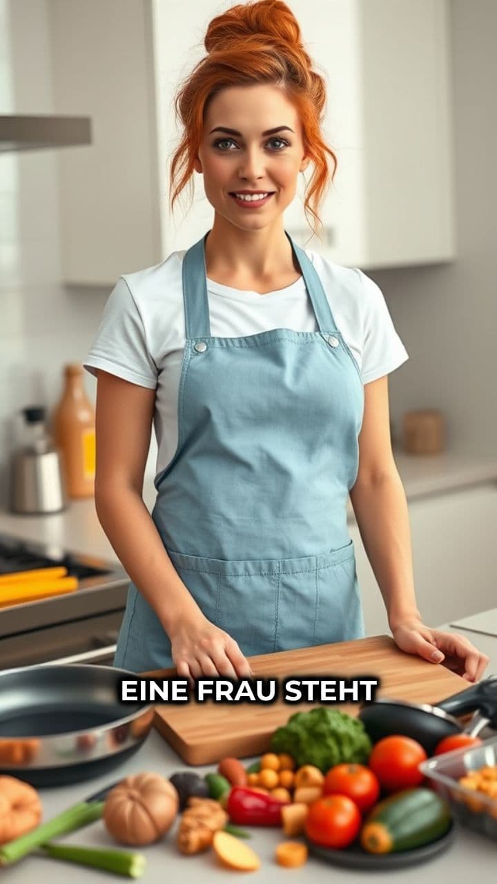 Fragwürdige Küchenshow mit Öl und Ketchup