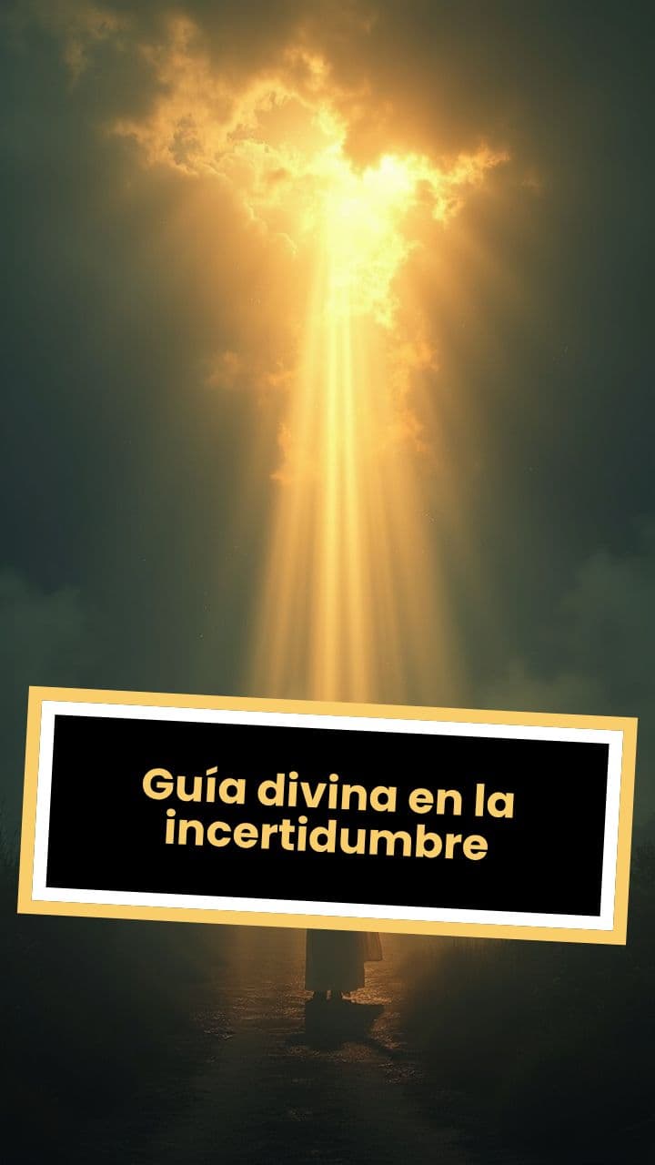 Guía divina en la incertidumbre
