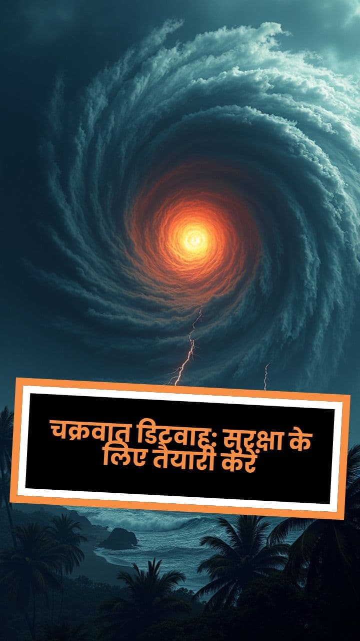 चक्रवात डिटवाह: सुरक्षा के लिए तैयारी करें