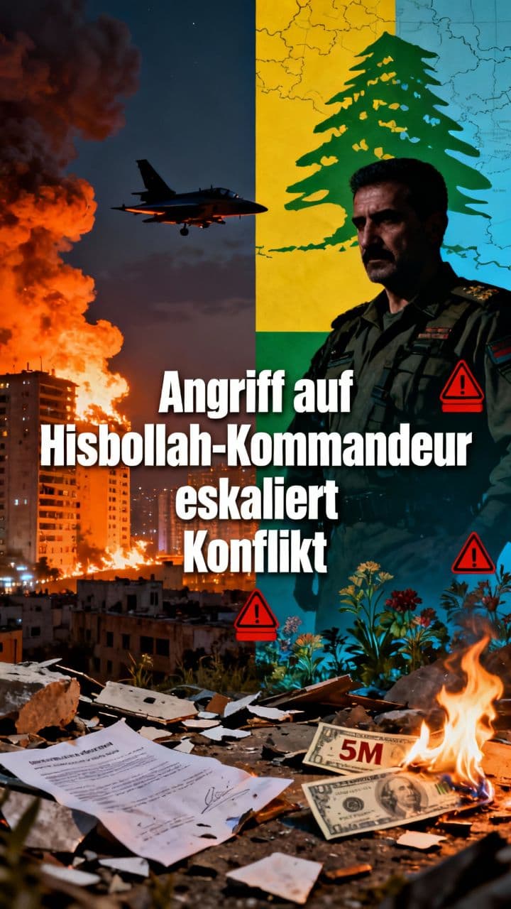 Angriff auf Hisbollah-Kommandeur eskaliert Konflikt