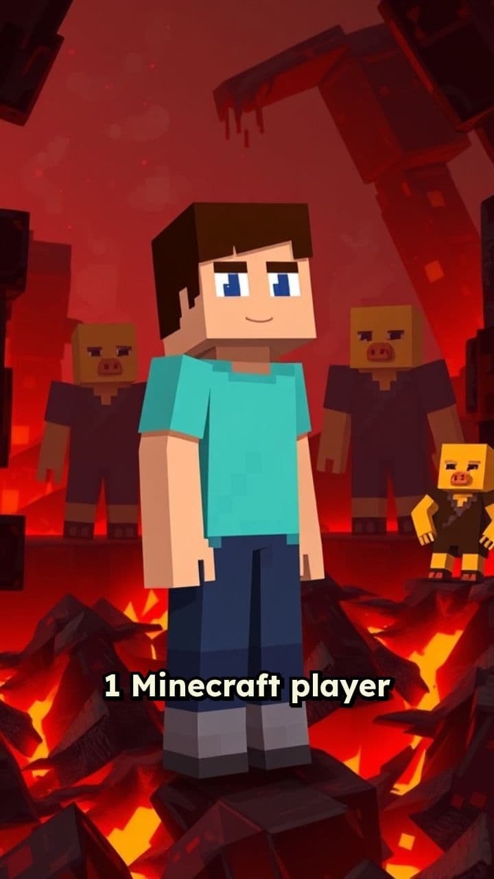 Minecraft Adventure: Creepy Piglins Attack