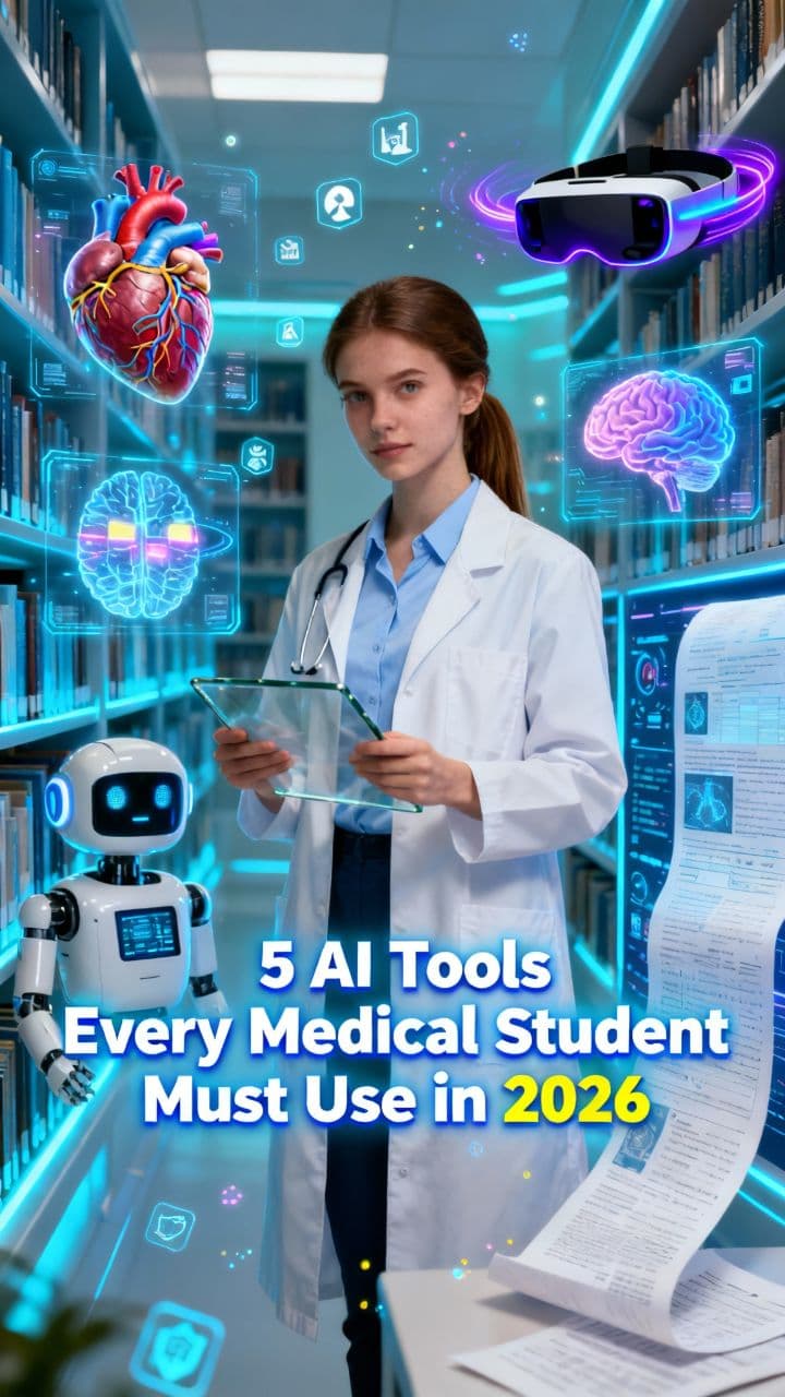 5 AI Tools Every Medical Student Must Use in 2026