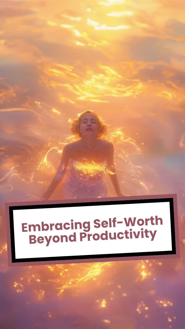Embracing Self-Worth Beyond Productivity