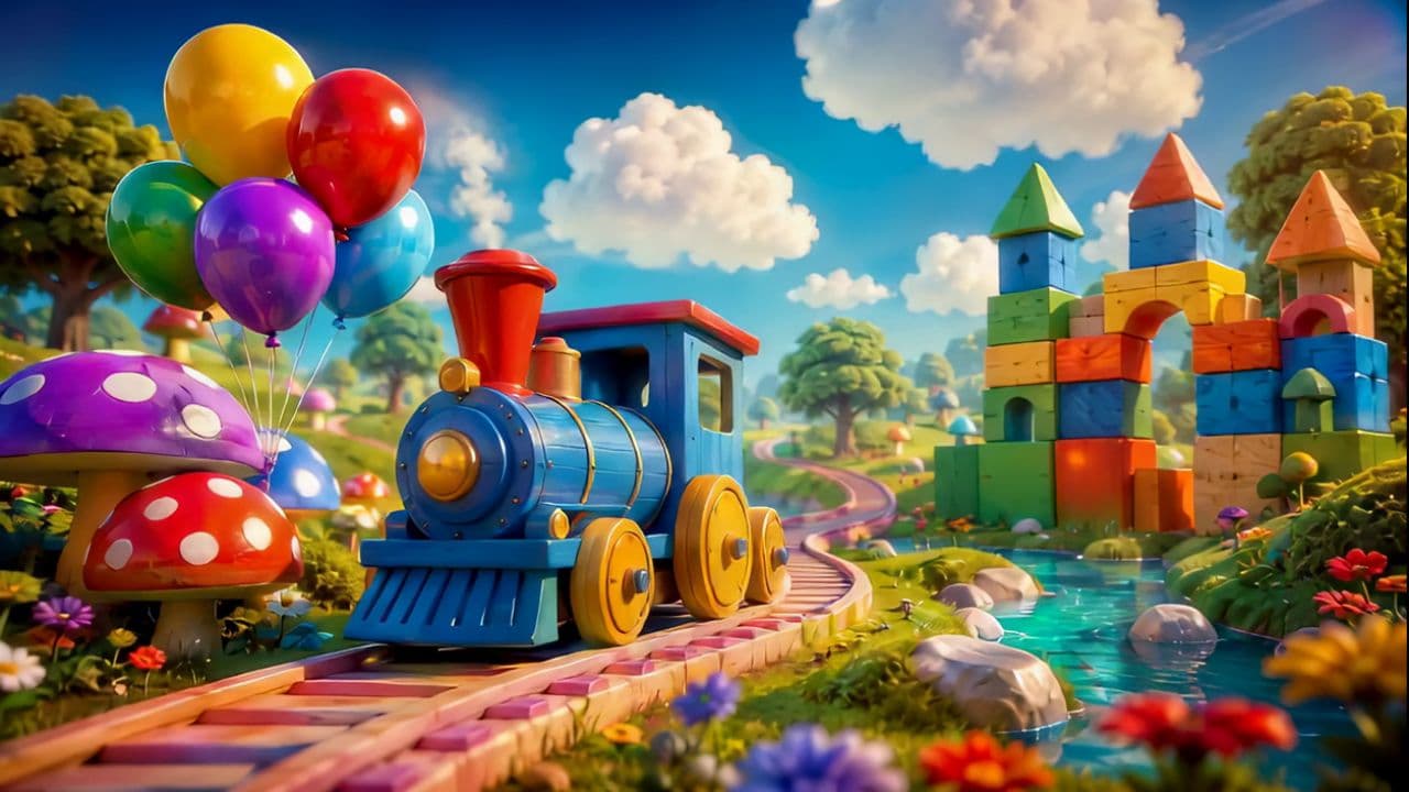 Colorful Toddler Nursery Song