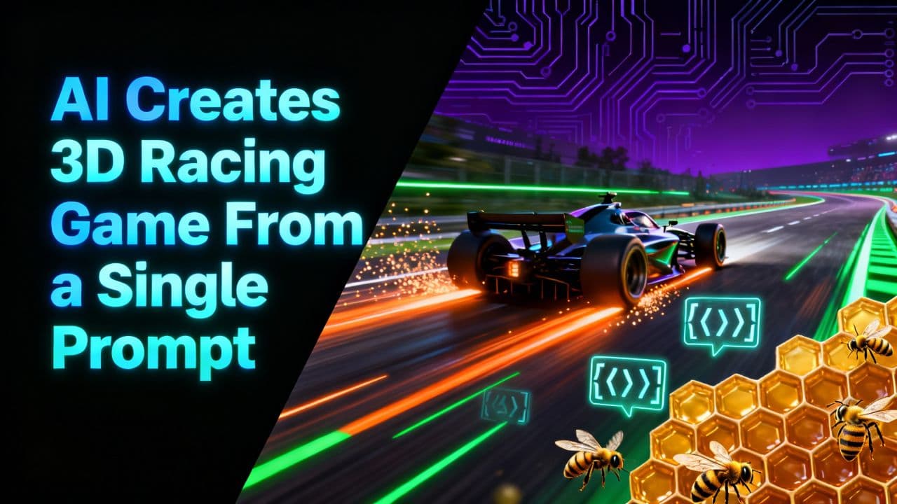 AI Creates 3D Racing Game From a Single Prompt