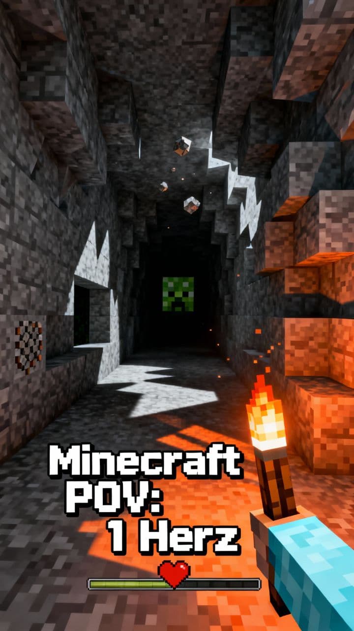 Minecraft POV: 1 Herz