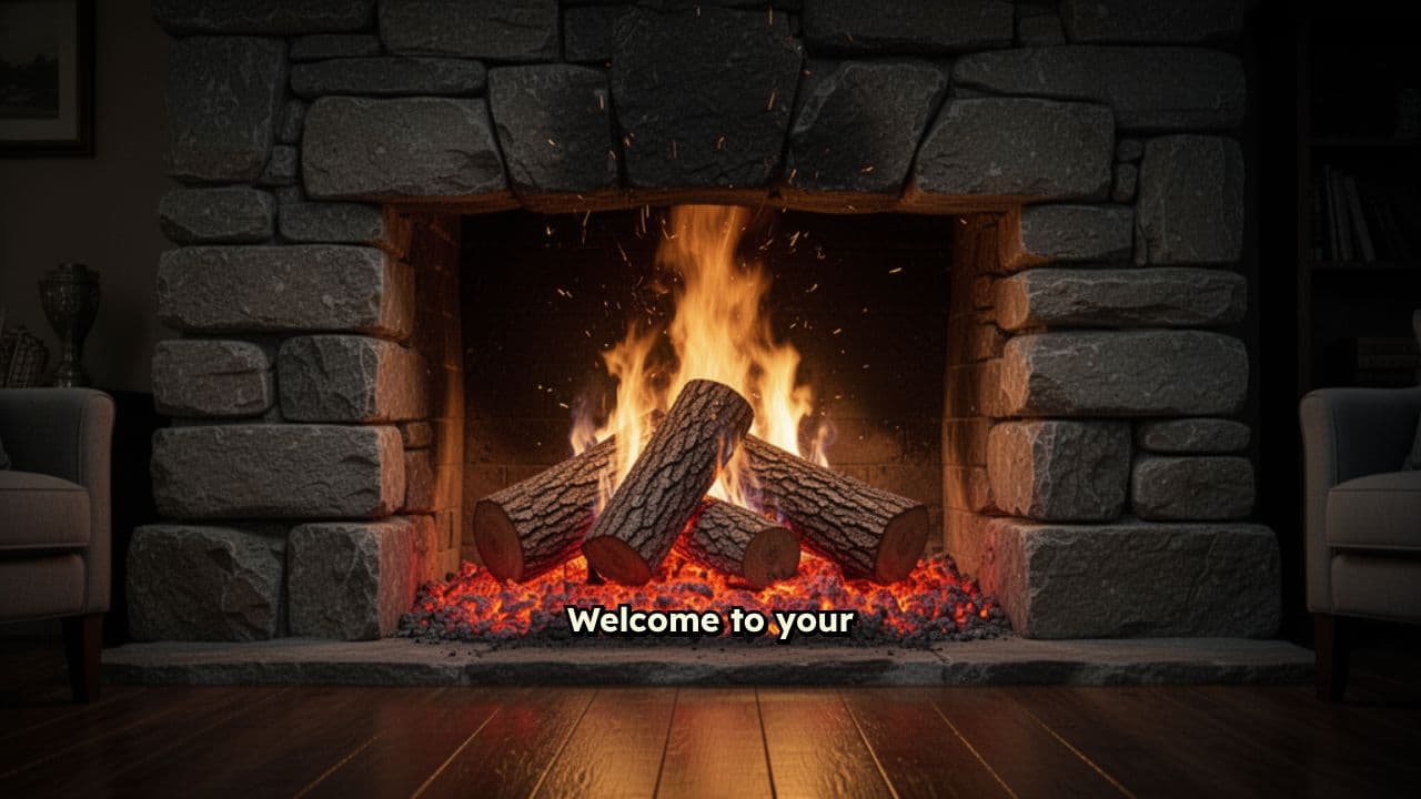 Cozy Fireplace Relaxation