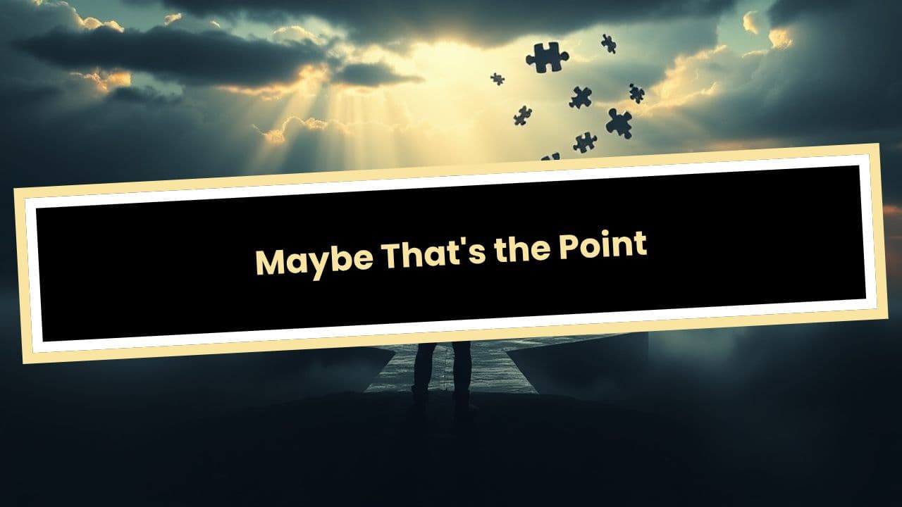 Maybe That's the Point