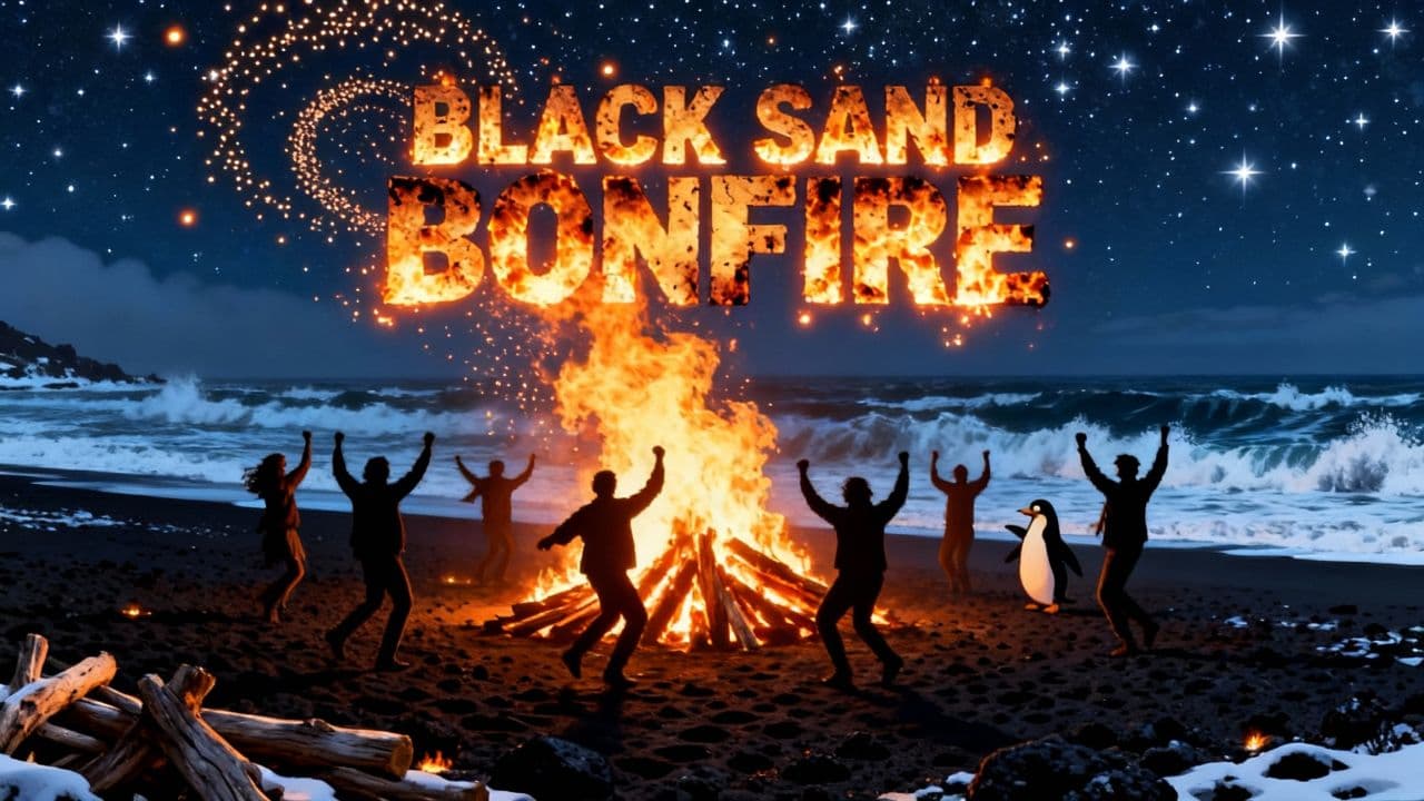 Black Sand Bonfire