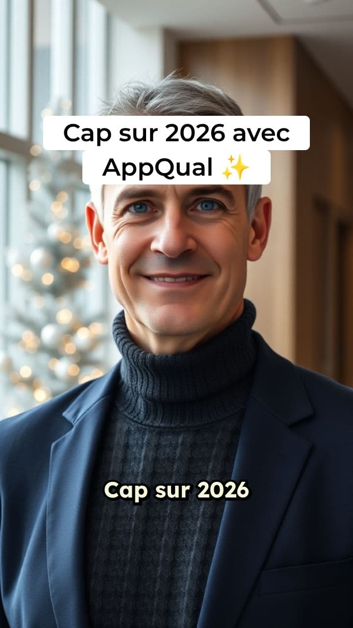 Cap sur 2026 avec AppQual - LinkedIn Holiday Post