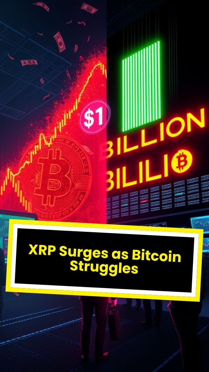 XRP Surges as Bitcoin Struggles