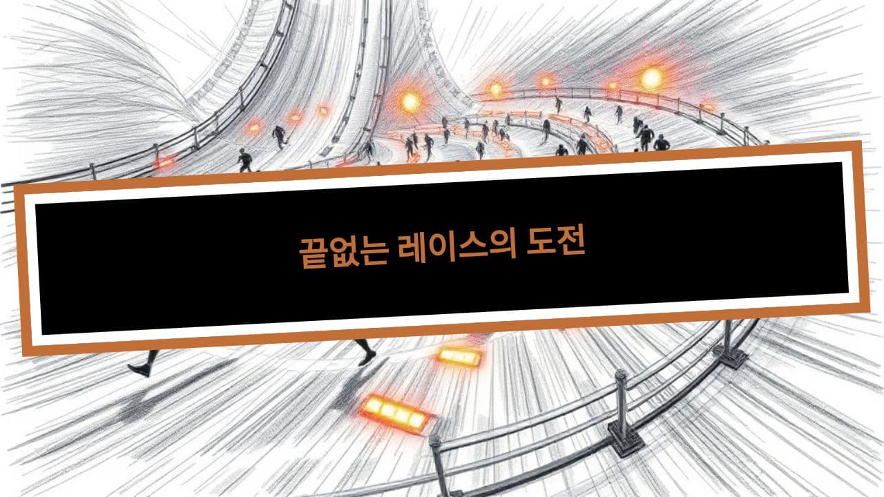 끝없는 레이스의 도전