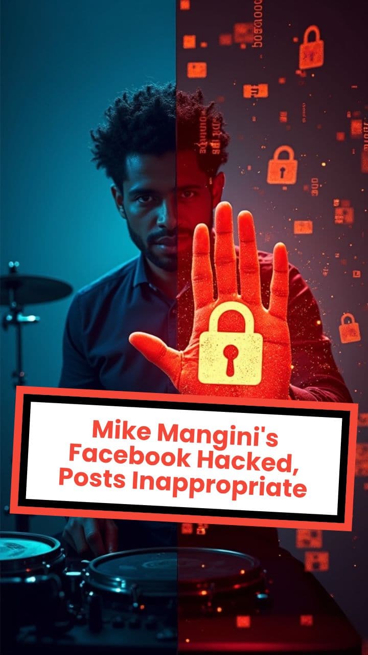 Mike Mangini's Facebook Hacked, Posts Inappropriate