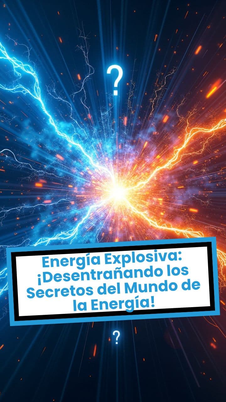 Quizz 🧠❓Energía Explosiva: ¡Desentrañando los Secretos del Mundo de la Energía!