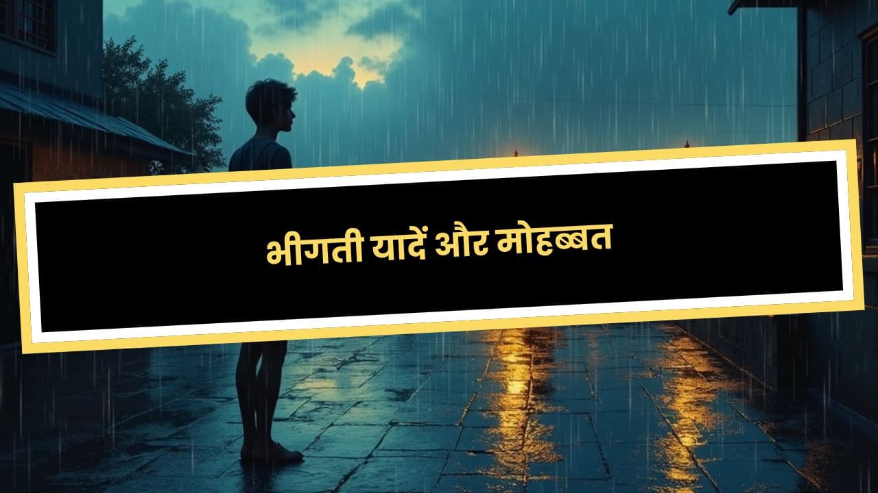 भीगती यादें और मोहब्बत