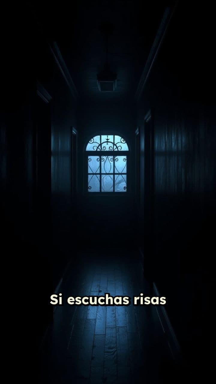 La niña en el pasillo